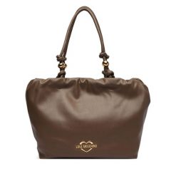 Torebka LOVE MOSCHINO. Brązowe torebki klasyczne Love Moschino, bez wzorów, bez dodatków. Za 1,189.00 zł.
