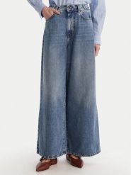 Weekend Max Mara Jeansy Abete 2615181101 Granatowy Wide Leg. Niebieskie jeansy Weekend Max Mara, bez wzorów. Za 839.99 zł.
