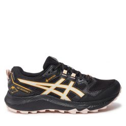 Buty do biegania Asics. Czarne obuwie sportowe Asics, bez zapięcia, do biegania. Za 339.99 zł.