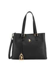 U.S. Polo Assn. Torebka BIUXT8385WVP Czarny. Czarne torebki klasyczne U.S. Polo Assn., bez wzorów, z tworzywa sztucznego, bez dodatków. Za 299.99 zł.