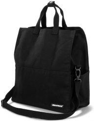 Torba Rowerowa Z Recyklingu City Tote Bag 22 Litry 36 X 32 X 19 Cm - Czarna. Czarne torby na ramię URBAN PROOF, bez wzorów, z bawełny, biznesowe, na ramię, bez dodatków. Za 228.95 zł.