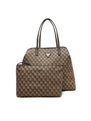 Guess Torebka HWJT93 44290 Brązowy. Brązowe torebki klasyczne Guess, z aplikacjami, ze skóry, bez dodatków. Za 409.99 zł.