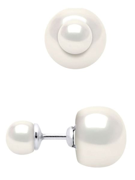 Pearl Addict Kolczyki-wkrętki w kolorze białym z perłami rozmiar: onesize. Białe kolczyki Pearl Addict, z perłą, srebrne. Za 382.99 zł.