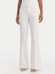 Fracomina Jeansy FP26SVA012W61501 Biały Bootcut Fit. Białe jeansy Fracomina, bez wzorów. Za 369.99 zł.