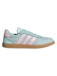 Adidas Skórzane sneakersy "Breaknet" w kolorze turkusowo-jasnoróżowym rozmiar: 44. Różowe trampki Adidas, bez wzorów, z materiału, bez zapięcia. Za 173.99 zł.