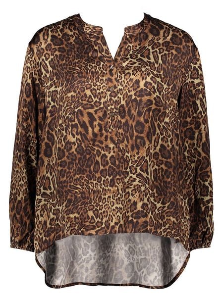 Miss goodlife Bluzka "Leo" w kolorze jasnobrązowym rozmiar: XS. Brązowe bluzki miss goodlife, xs, bez wzorów, z wiskozy, bez kołnierzyka, bez ramiączek. Za 74.28 zł.