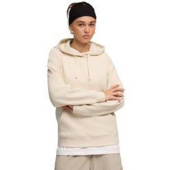 PUMA ESS Elevated Comfort Hoodie bluza damska. Brązowe bluzy Puma, xl, bez wzorów, z polaru. Za 177.99 zł.