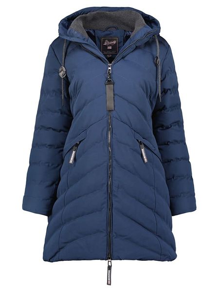 ANAPURNA Płaszcz pikowany "Clarisana" w kolorze granatowym rozmiar: XL. Niebieskie płaszcze ANAPURNA, xl, bez wzorów, bez kaptura. Za 170.47 zł.