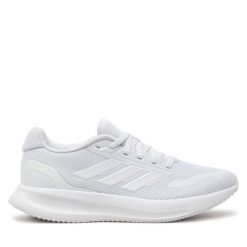 Buty do biegania adidas. Białe obuwie sportowe Adidas, bez zapięcia, do biegania. Za 219.99 zł.