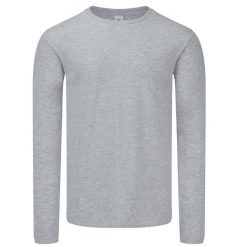 Koszulka Unisex Dla Dorosłych Iconic Heather. Szare bluzki FRUIT OF THE LOOM, xl, bez wzorów, sportowe, bez kołnierzyka, bez ramiączek. Za 53.99 zł.