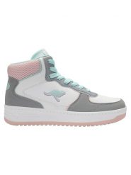 Kangaroos Sneakersy "K-Top Dora" w kolorze turkusowo-szaro-białym rozmiar: 36. Białe trampki KangaROOS, bez wzorów, za kostkę, bez zapięcia. Za 132.05 zł.