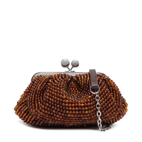 Torebka Weekend Max Mara. Brązowe torebki klasyczne Weekend Max Mara, bez wzorów, bez dodatków. Za 1,739.00 zł.
