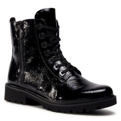 Trapery Remonte. Czarne trapery i śniegowce Remonte. Za 309.99 zł.