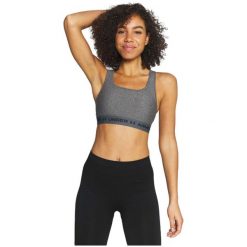 Stanik sportowy Under Armour Crossback Mid Heather Bra. Szare bielizna sportowa Under Armour, xs, bez wzorów. Za 119.99 zł.