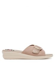Go Soft Klapki LAH3T9092-3 Różowy. Czerwone klapki GO SOFT, bez wzorów, z materiału, bez obcasa. Za 119.99 zł.