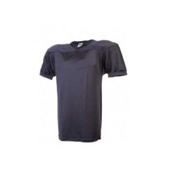 Koszulka do futbolu amerykańskiego MM dla dorosłych. Czarne bluzki MM, s, bez wzorów, sportowe, bez kołnierzyka, bez ramiączek. Za 213.95 zł.