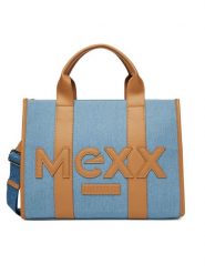 MEXX Torebka MEXX-A-001-07 Niebieski. Niebieskie torebki klasyczne Mexx, bez wzorów, z materiału, bez dodatków. Za 159.99 zł.