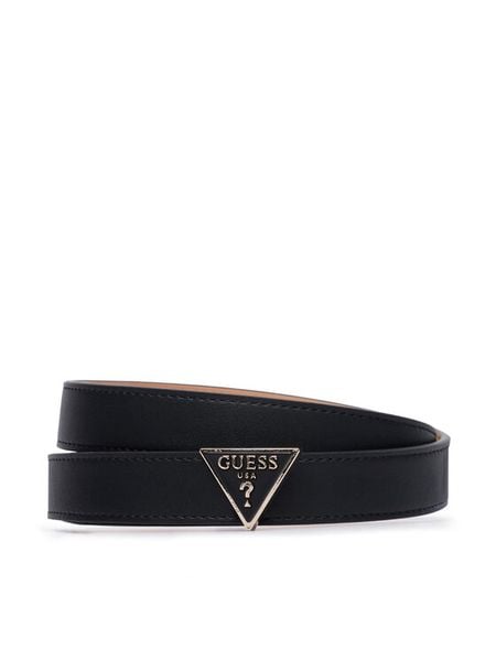 Guess Pasek BW9370 P6325 Czarny. Czarne paski Guess, z aplikacjami, ze skóry. Za 194.99 zł.