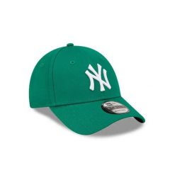 Damska czapka z daszkiem New York Yankees New Era League Essential 9FORTY. Białe czapki New Era, bez wzorów, z bawełny, eleganckie. Za 119.99 zł.
