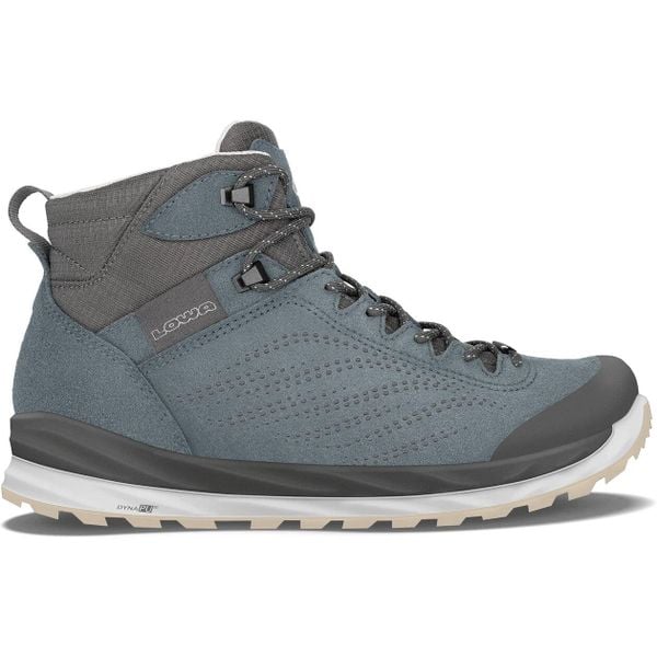 Buty trekkingowe damskie Lowa Malta Mid Gtx. Niebieskie trekkingi Lowa, z materiału, za kostkę. Za 822.00 zł.