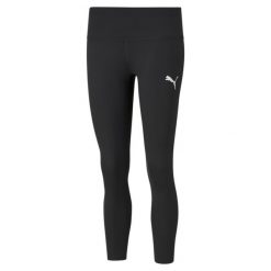 Legginsy damskie Puma Active Tights. Czarne legginsy sportowe Puma, s, bez wzorów, z materiału, do biegania. Za 181.10 zł.