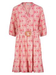 Sublevel Sukienka w kolorze różowym rozmiar: XL. Różowe sukienki Sublevel, na co dzień, xl, bez wzorów, z tkaniny, bez kołnierzyka, bez ramiączek, midi, proste. Za 82.99 zł.