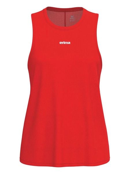 Erima Top sportowy w kolorze czerwonym rozmiar: 40. Czerwone koszulki sportowe Erima, bez wzorów, bez ramiączek, outdoorowe. Za 52.42 zł.