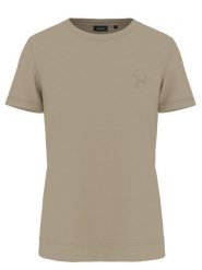 JOOP! T-Shirt 58 253JE58Tia 30049367 Beżowy Slim Fit. Brązowe t-shirty Joop!, bez wzorów, z bawełny, bez kołnierzyka, bez ramiączek. Za 219.99 zł.