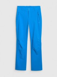 4F Spodnie trekkingowe softshell membrana 10000 damskie - niebieskie L. Niebieskie spodnie narciarskie 4f, l, bez wzorów, z materiału, trekkingowe, primaloft. Za 299.99 zł.
