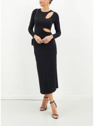 LA Angels Sukienka w kolorze czarnym rozmiar: M. Czarne sukienki LA Angels, m, bez wzorów, bez kołnierzyka, bez ramiączek, maxi. Za 135.17 zł.