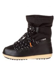 Moon Boot Botki zimowe "Loop" w kolorze czarnym rozmiar: 40. Czarne botki Moon Boot, na zimę, bez wzorów, z materiału, bez obcasa, bez zapięcia. Za 404.10 zł.