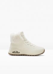 Kozaki sznurowane Skechers z pianką memory. Brązowe kozaki bonprix, bez obcasa, bez zapięcia. Za 379.99 zł.