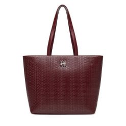 Torebka Nine West. Czerwone shopper Nine West, bez wzorów, bez dodatków. Za 269.99 zł.