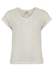 Roadsign Koszulka dzianinowa w kolorze kremowym rozmiar: S. Brązowe bluzki Roadsign, s, bez wzorów, z dzianiny, bez kołnierzyka, bez ramiączek. Za 52.42 zł.