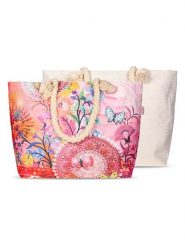 Hip Torba plażowa "Giselah" w kolorze jasnoróżowym - 60 x 43 cm rozmiar: 43x60 cm. Różowe torby na ramię Hip, bez wzorów, z materiału, na ramię, bez dodatków. Za 34.99 zł.