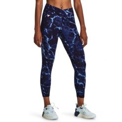 Legginsy damskie UNDER ARMOUR PROJECT ROCK Crossover Lets Go. Niebieskie legginsy Under Armour, s, bez wzorów. Za 239.99 zł.