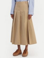 Weekend Max Mara Spódnica trapezowa Orme 2615101111 Beżowy Regular Fit. Brązowe spódnice Weekend Max Mara, bez wzorów, z syntetyku, trapezowe. Za 1,239.00 zł.