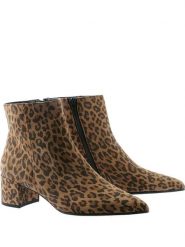 Högl Skórzane botki "Beatrice" w kolorze jasnobrązowo-czarnym rozmiar: 40. Brązowe botki Högl, bez wzorów, bez obcasa, bez zapięcia. Za 460.12 zł.