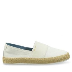 Espadryle Gant. Białe espadryle GANT, bez wzorów, bez obcasa, bez zapięcia. Za 219.99 zł.