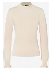More & More Sweter w kolorze beżowym rozmiar: 40. Brązowe swetry More & More, bez wzorów, bez ramiączek. Za 127.65 zł.