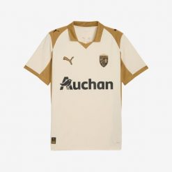 Koszulka piłkarska Puma RC Lens 24/25 Trzecia. Brązowe bluzki Puma, xl, bez wzorów, ze lnu, sportowe, bez kołnierzyka, bez ramiączek. Za 389.99 zł.