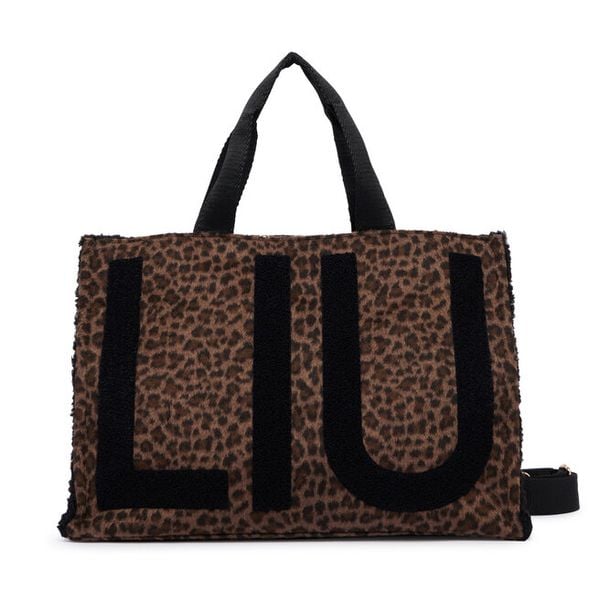 Torebka Liu Jo. Brązowe shopper Liu Jo, bez wzorów, bez dodatków. Za 499.99 zł.