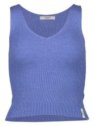 Copenhagen Studios Top w kolorze niebieskim rozmiar: 36. Niebieskie topy Copenhagen Studios, bez wzorów, prążkowane, bez kołnierzyka, bez ramiączek. Za 78.47 zł.