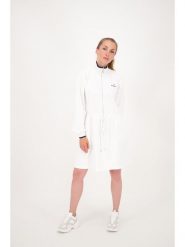 Sergio Tacchini Sukienka "Alena" w kolorze białym rozmiar: L. Białe sukienki sergio tacchini, l, bez wzorów, bez kołnierzyka, bez ramiączek, mini. Za 92.21 zł.
