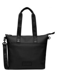 Hunter Torebka w kolorze czarnym - 40 x 35 x 10 cm rozmiar: onesize. Czarne torby na ramię Hunter, bez wzorów, z materiału, na ramię, bez dodatków. Za 130.99 zł.