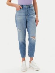 Tommy Jeans Jeansy DW0DW20040 Niebieski Mom Fit. Niebieskie jeansy Tommy Jeans, bez wzorów. Za 379.99 zł.