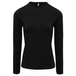 Koszulka damska Premier Long John. Czarne koszulki sportowe PREMIER, bez wzorów, z materiału, bez ramiączek. Za 133.50 zł.