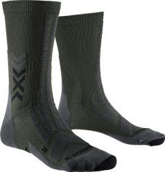 Skarpetki X-Socks Discover Crew. Czarne skarpety X Socks, bez wzorów, z materiału. Za 117.20 zł.