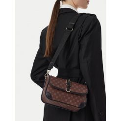 Torebka Nine West. Brązowe torebki klasyczne Nine West, bez wzorów, bez dodatków. Za 249.99 zł.