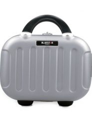 BlueStar Kosmetyczka "Madrit" w kolorze szarym - 28 x 20 x 16 cm rozmiar: onesize. Szare kufry i kosmetyczki BlueStar, bez wzorów, z materiału, bez dodatków. Za 60.99 zł.